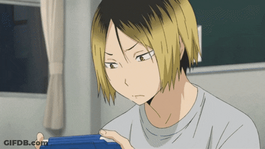 Kenma Video Game Addict GIF