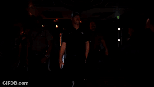 Kenneth G. Dixon Athletics Walking Out Of Tunnel With Team GIF