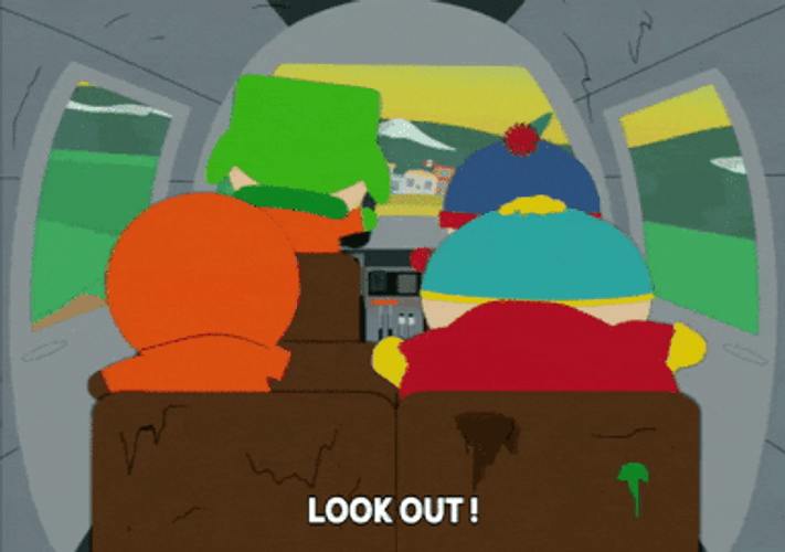 Kenny McCormick Car Mishap Look Out GIF
