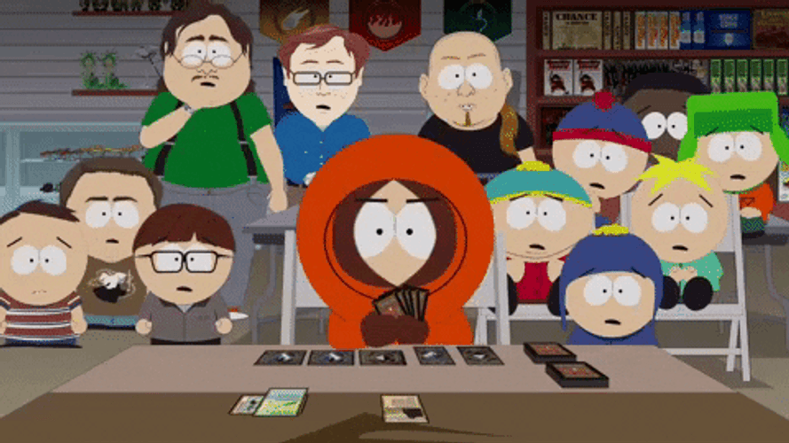 Kenny McCormick Card Reading Fortune Teller GIF