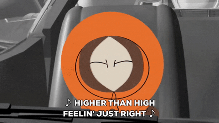 Kenny McCormick Dancing Inside Car GIF