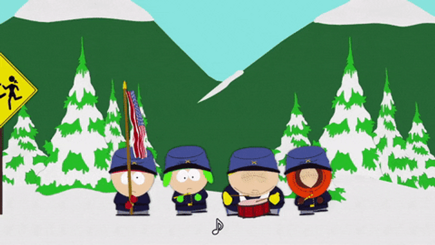 Kenny McCormick Dancing Winter Snow GIF
