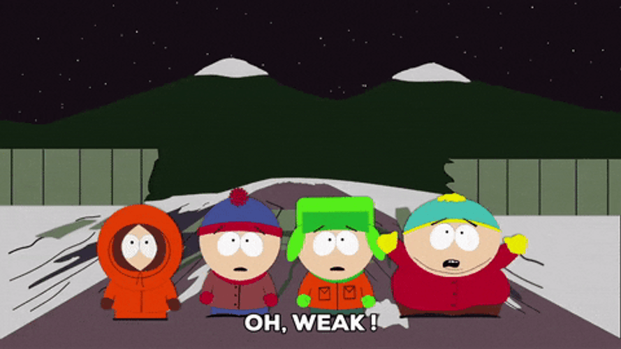 Kenny Mccormick Eric Cartman Shocked GIF
