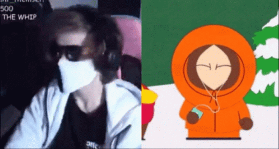 Kenny McCormick Gamer Split Screen Dancing GIF