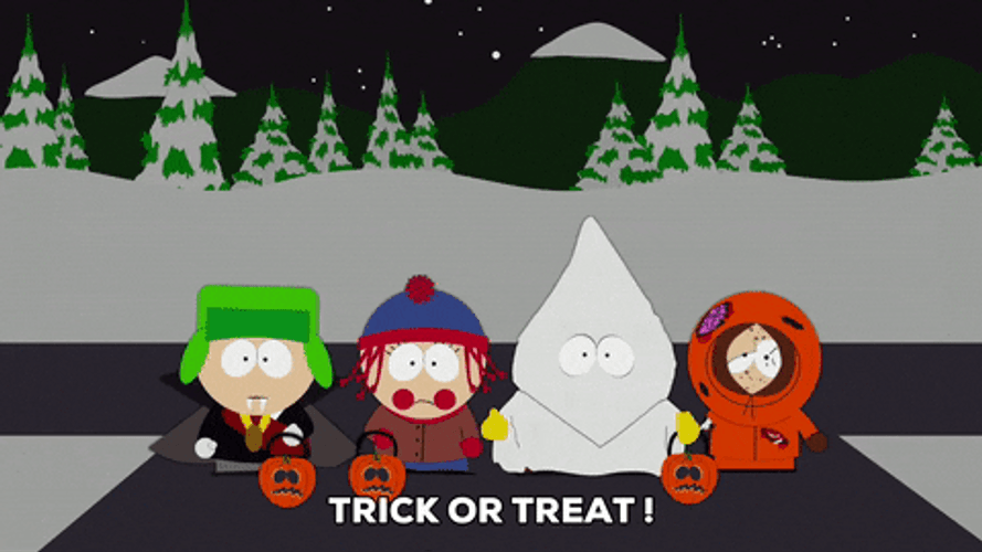 Kenny McCormick Halloween Trick Or Treat GIF