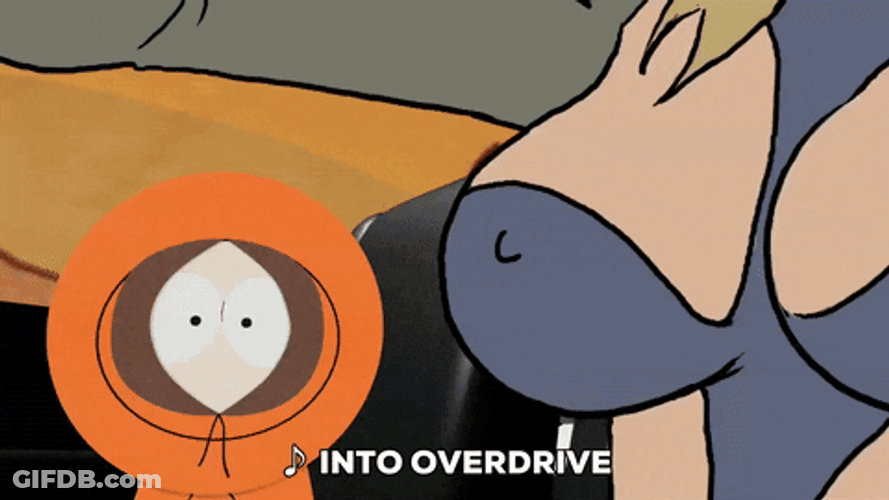 Kenny McCormick Into Overdrive Mode GIF