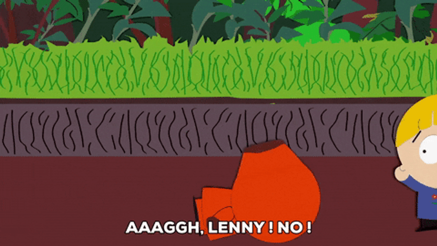 Kenny McCormick Passing Out South Park GIF