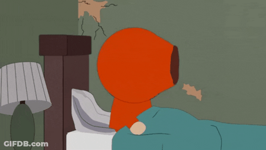 Kenny McCormick Waking Up GIF