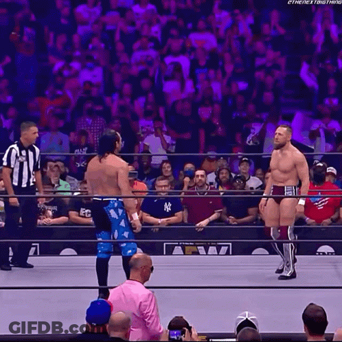 Kenny Omega Bryan Danielson GIF