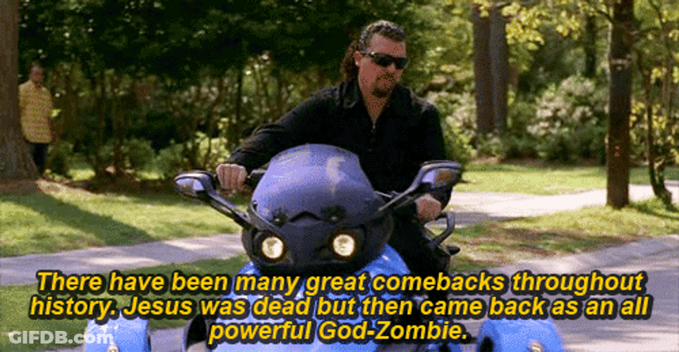 Kenny Powers Powerful God Zombie GIF