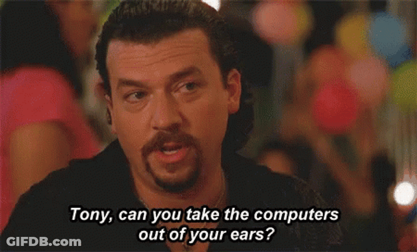 Kenny Powers Take The Computers GIF