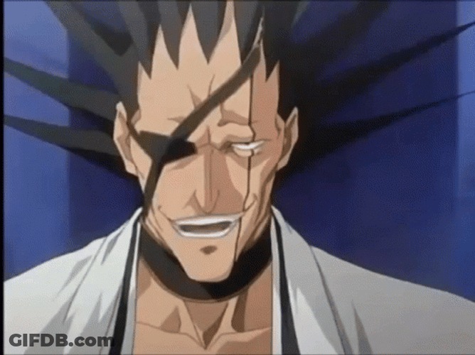 Kenpachi 11 Squad Captain GIF