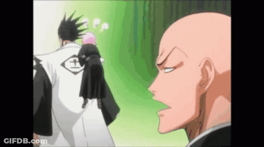 Kenpachi Bleach Ikkaku GIF
