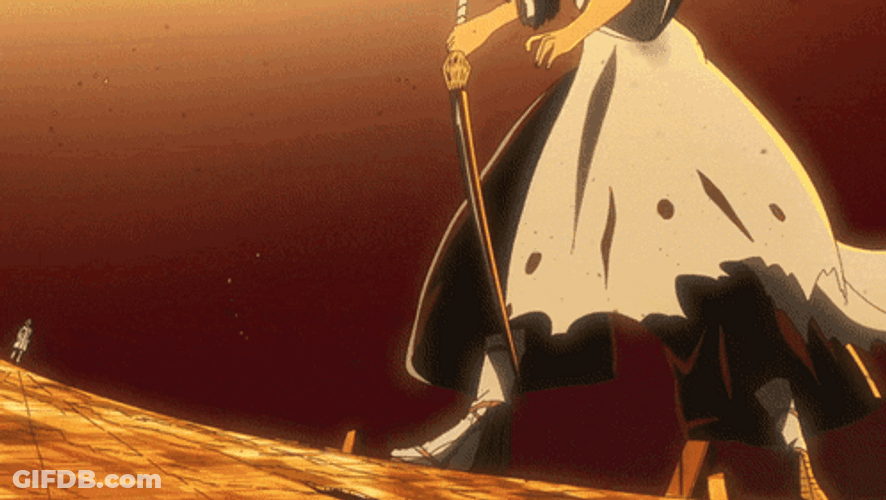 Kenpachi Fire Explosion GIF