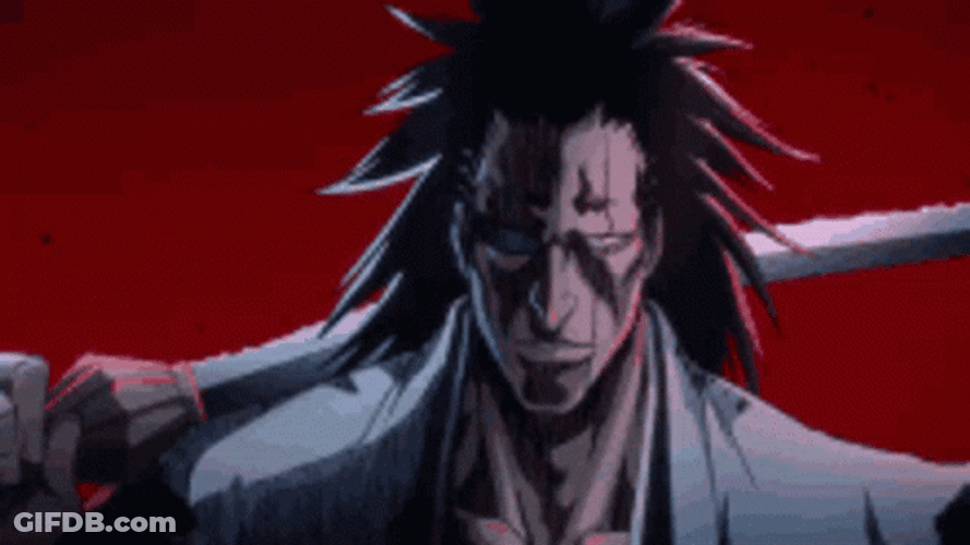 Kenpachi Sad Face GIF
