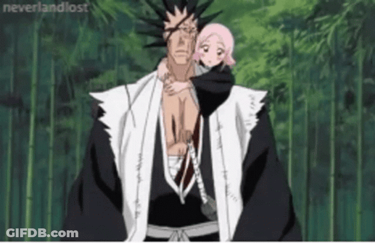 Kenpachi Zaraki Yachiru GIF