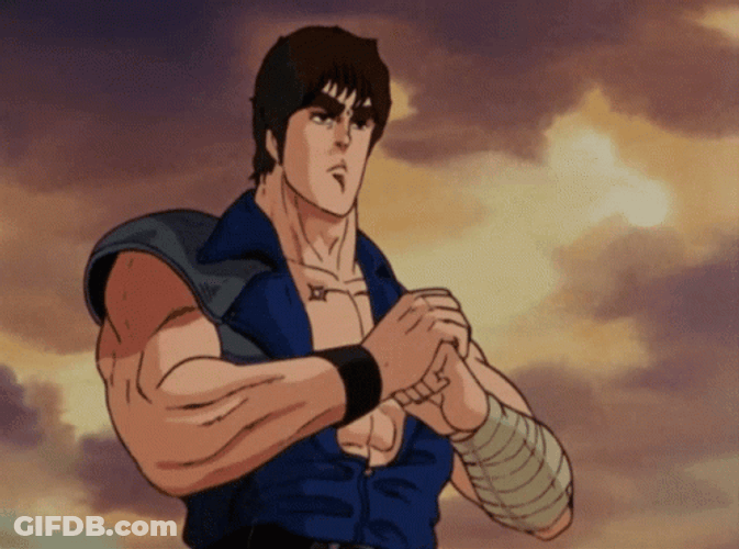 Kenshiro Cracking Knuckles GIF
