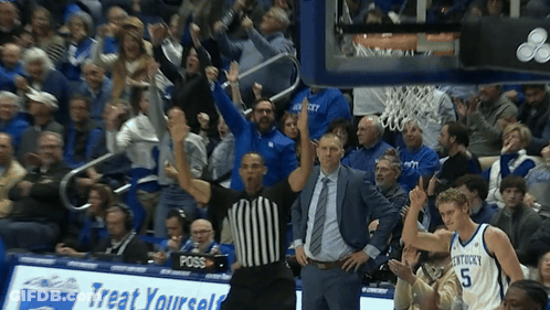 Kentucky Basketball Player Number 5 Jersey GIF