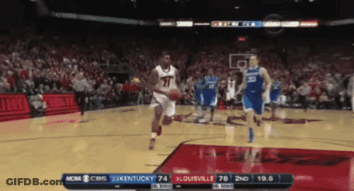 Kentucky Vs Louisville Basketball On CBS GIF