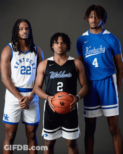 Kentucky Wildcats Basketball Jerseys GIF