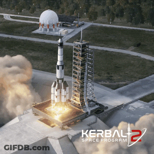 Kerbal Space Program 2 Launch Spaceship GIF