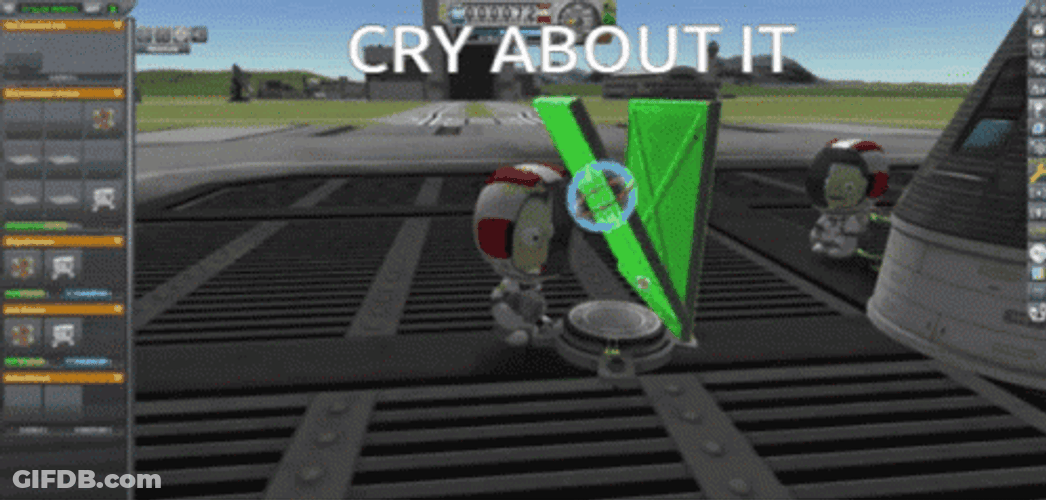 Kerbal Space Program Cry Kerbonaut GIF