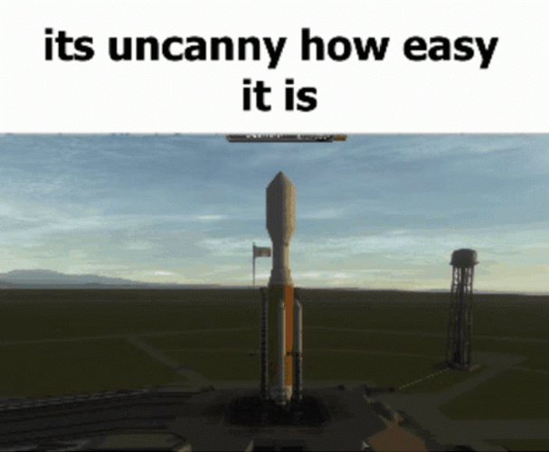 Kerbal Space Program Easy Rocket Flip GIF