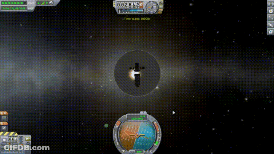 Kerbal Space Program Keostationary Satellite GIF