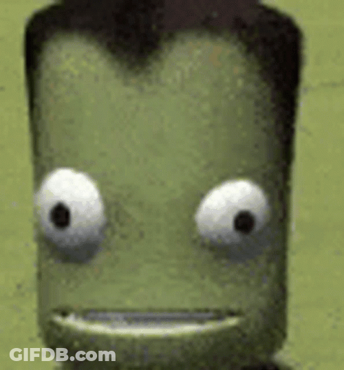 Kerbal Space Program Kerbonaut Jaw Drop GIF