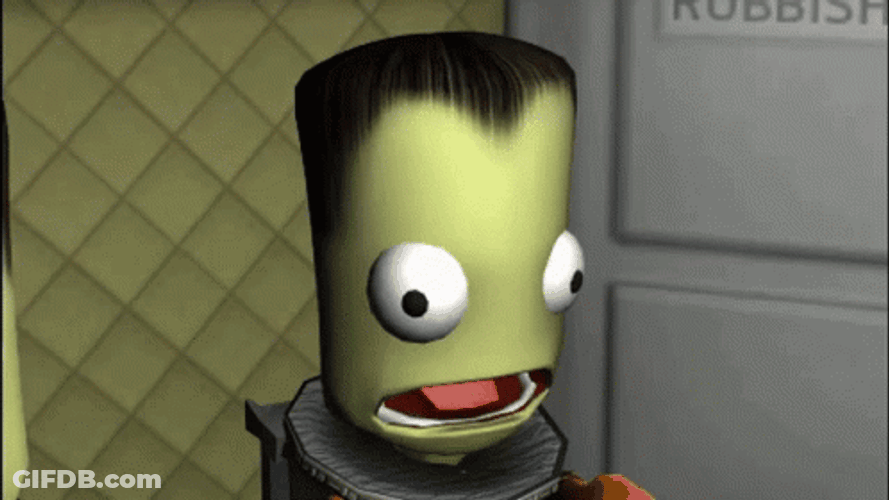 Kerbal Space Program Kerbonaut Panic GIF
