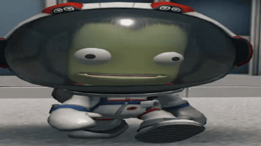 Kerbal Space Program Kerbonaut Walk Animation GIF