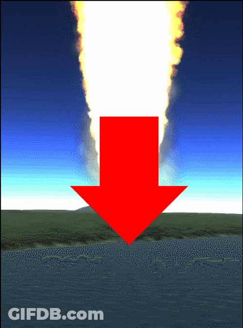 Kerbal Space Program Red Arrow Crash GIF