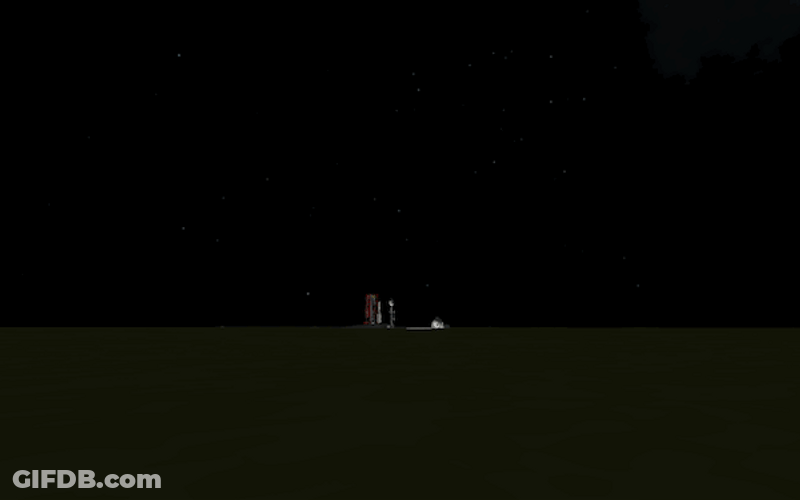 Kerbal Space Program Rocket Launch GIF