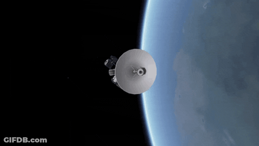 Kerbal Space Program Voyager Probe Satellite GIF