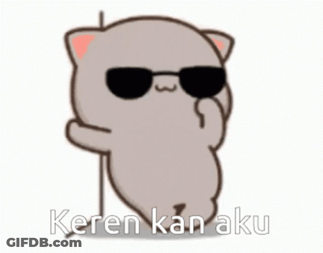 Keren Kan Aku Goma Cat GIF
