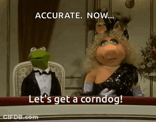 Kermit And Miss Piggy Sitting At Table GIF