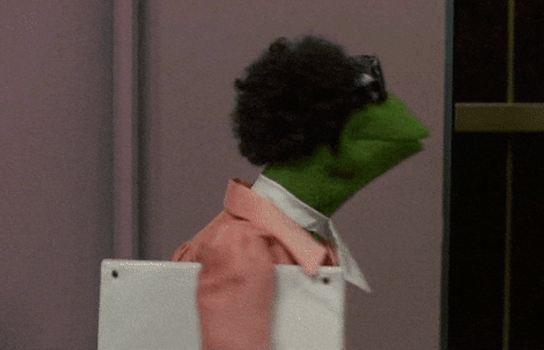 Kermit Cross Dresser Female Meme GIF