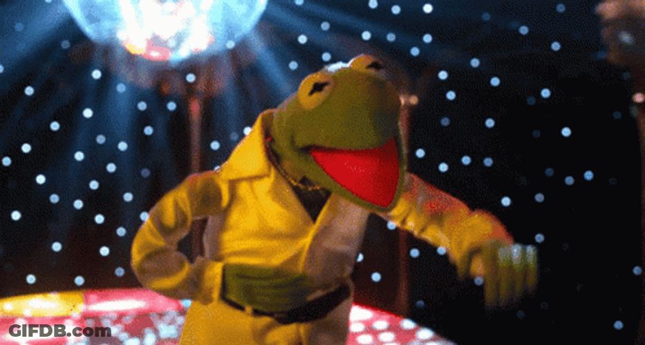 Kermit Dancing The Muffets GIF