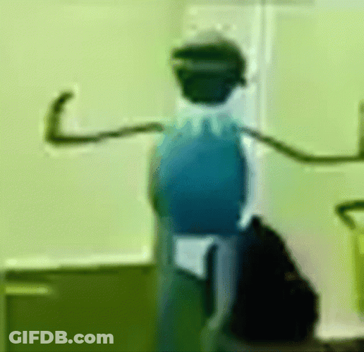 Kermit Dancing With Disco Lights GIF