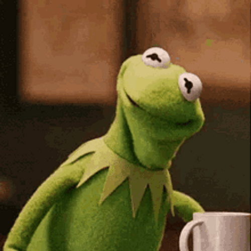 Kermit Frog Shocked GIF