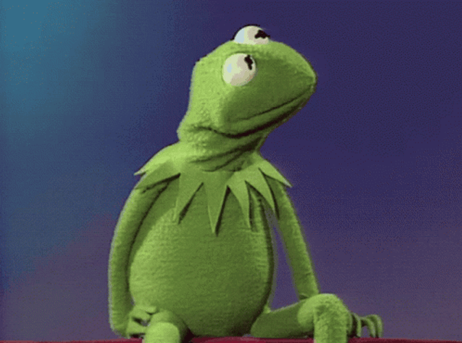 Kermit Frog Vampire Teeth GIF