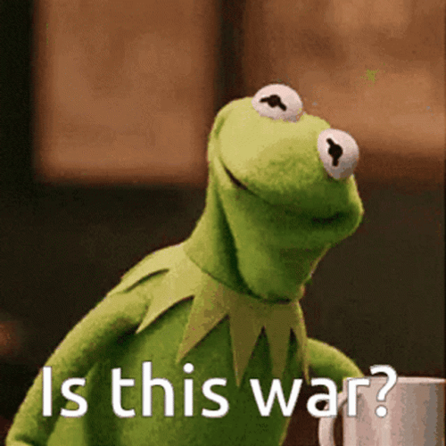 Kermit Questioning War GIF