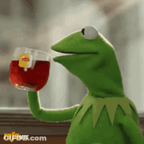 Kermit Sips Lipton Tea GIF