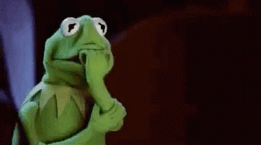 Kermit Stressed Spacing Out GIF
