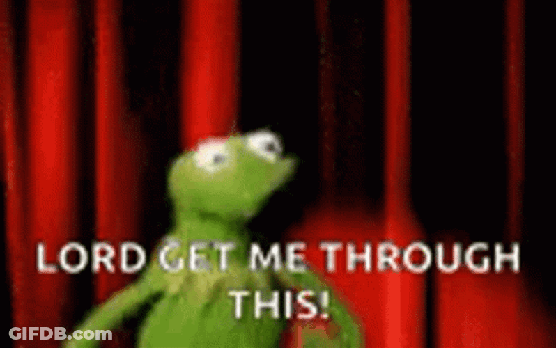 Kermit Stressing Too Much GIF