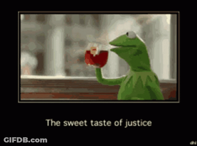 Kermit Tea Sweet Taste Of Justice GIF