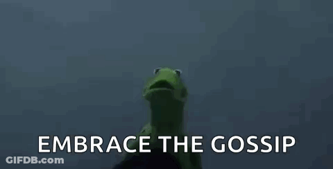 Kermit The Frog And A Grim Reaper Are Standing Next To Each Other And Talking . GIF
