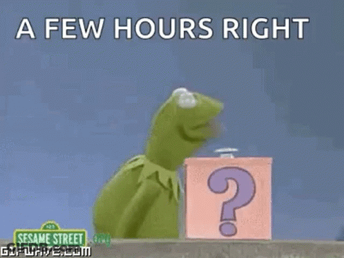 Kermit The Frog And Cookie Monster With Question Mark Box GIF
