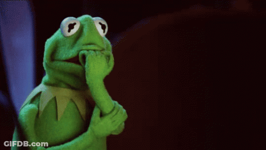 Kermit The Frog Anxiety Fear GIF