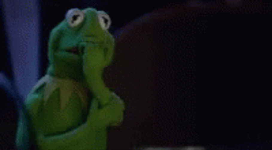 Kermit The Frog Anxiously Waiting GIF
